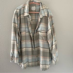 American Eagle Oversized Plaid Flannel